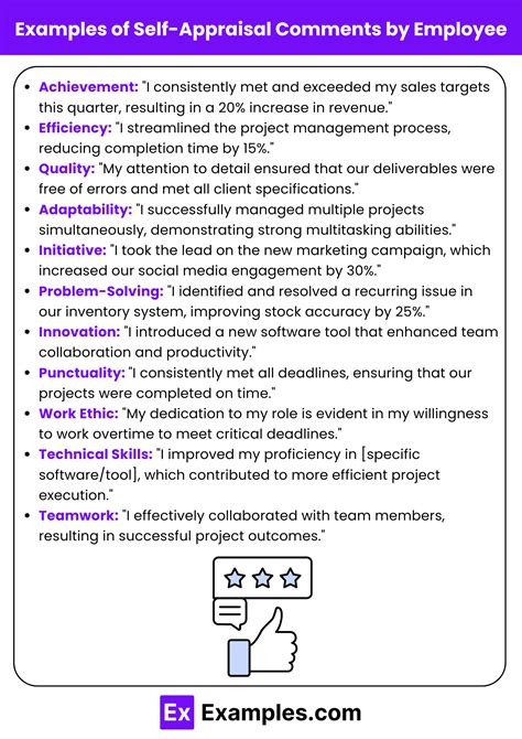 results orientation self-appraisal comments|500+ Helpful Self.